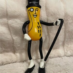 RUSS Vintage Mr. Peanut Bendable Figure